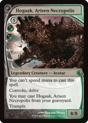Hogaak, Arisen Necropolis (Future Sight) card from Mystery Booster 2