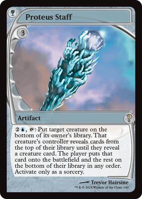 Proteus Staff (Future Sight) card from Mystery Booster 2