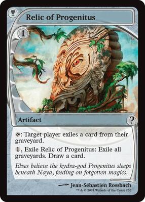 Relic of Progenitus (Future Sight) card from Mystery Booster 2