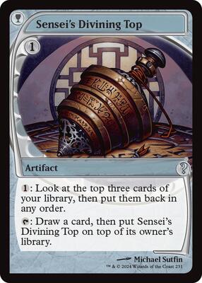 Sensei's Divining Top (Future Sight) card from Mystery Booster 2