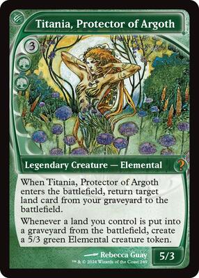 Titania, Protector of Argoth (Future Sight) card from Mystery Booster 2
