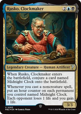 Rusko, Clockmaker card from Mystery Booster 2