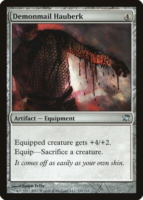 Demonmail Hauberk card from Innistrad