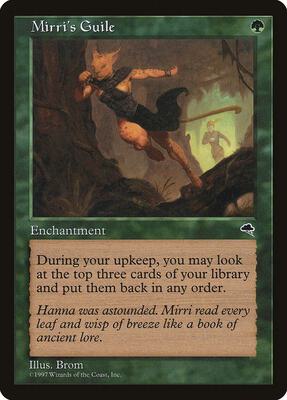 Mirri's Guile card from Tempest
