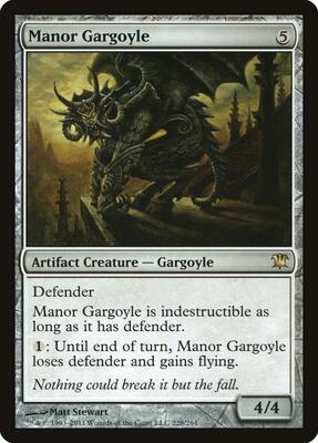 Manor Gargoyle card from Innistrad
