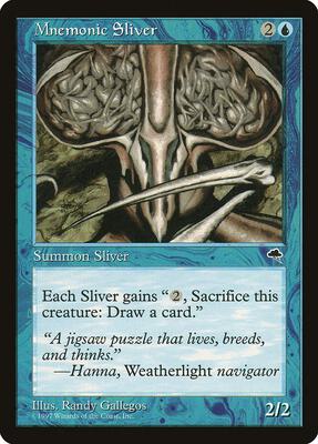 Mnemonic Sliver card from Tempest