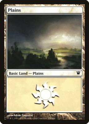 Plains (250) card from Innistrad