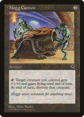 Mogg Cannon card from Tempest