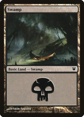 Swamp (257) card from Innistrad