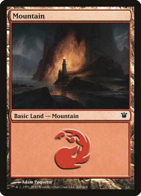 Mountain (260) card from Innistrad