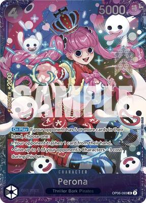 Perona (Treasure Cup 2024) card from One Piece Promotion Cards