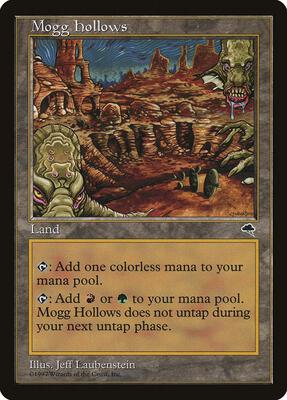 Mogg Hollows card from Tempest