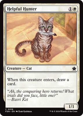Helpful Hunter card from Foundations