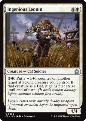 Ingenious Leonin card from Foundations