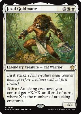 Jazal Goldmane card from Foundations