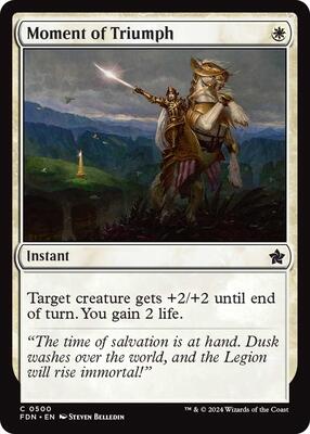 Moment of Triumph card from Foundations