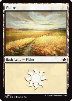 Plains (0273) card from Foundations
