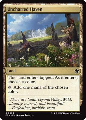 Uncharted Haven card from Foundations