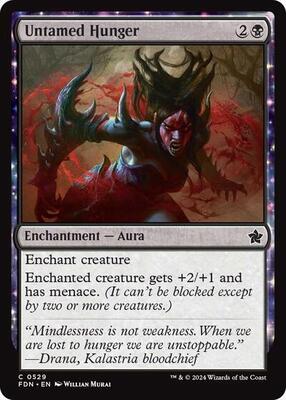 Untamed Hunger card from Foundations