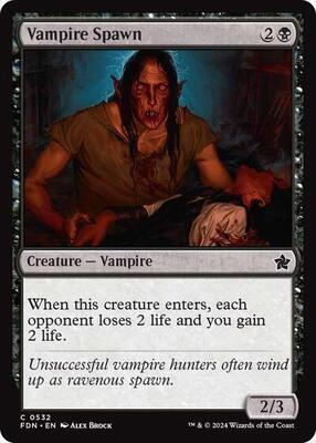 Vampire Spawn card from Foundations