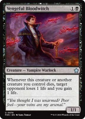 Vengeful Bloodwitch card from Foundations