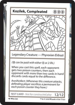 Kozilek, Compleated card from Mystery Booster 2 Playtest Cards