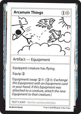 Arcanum Things card from Mystery Booster 2 Playtest Cards