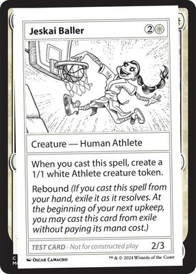 Jeskai Baller card from Mystery Booster 2 Playtest Cards