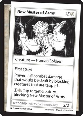 New Master of Arms card from Mystery Booster 2 Playtest Cards