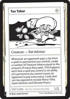 Tax Taker card from Mystery Booster 2 Playtest Cards