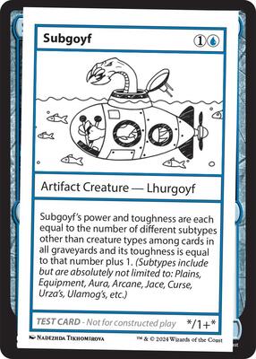 Subgoyf card from Mystery Booster 2 Playtest Cards