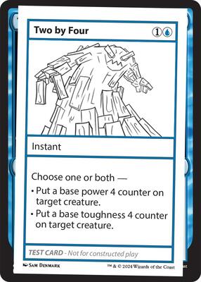 Two by Four card from Mystery Booster 2 Playtest Cards