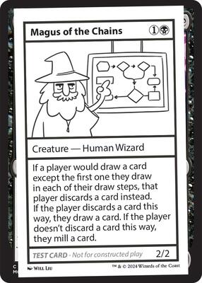 Magus of the Chains card from Mystery Booster 2 Playtest Cards