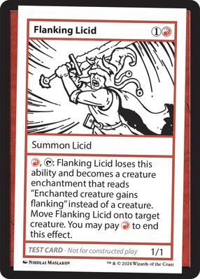 Flanking Licid card from Mystery Booster 2 Playtest Cards
