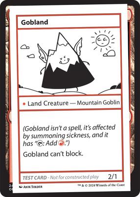 Gobland card from Mystery Booster 2 Playtest Cards