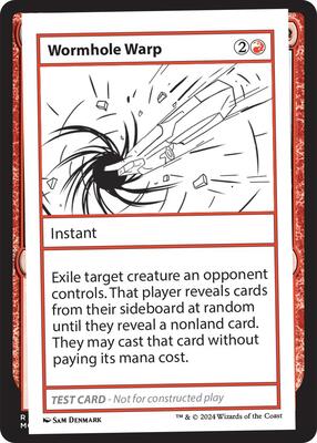 Wormhole Warp card from Mystery Booster 2 Playtest Cards