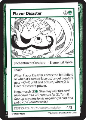 Flavor Disaster card from Mystery Booster 2 Playtest Cards