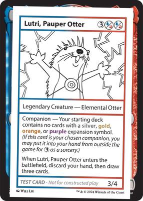 Lutri, Pauper Otter card from Mystery Booster 2 Playtest Cards