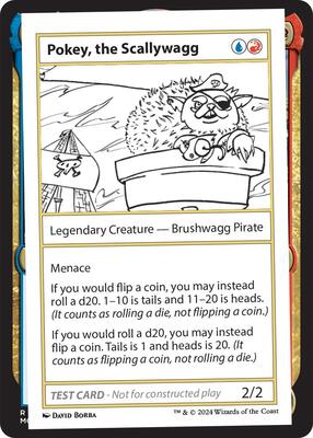 Pokey, the Scallywagg card from Mystery Booster 2 Playtest Cards