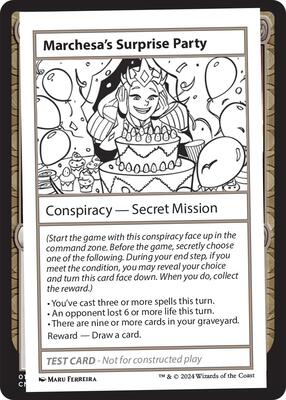 Marchesa's Surprise Party card from Mystery Booster 2 Playtest Cards