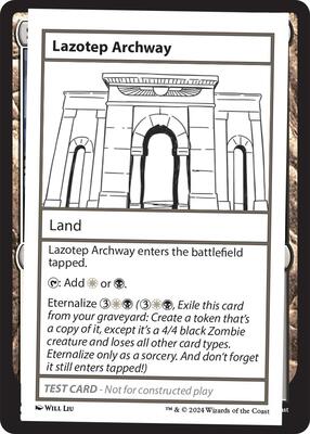 Lazotep Archway card from Mystery Booster 2 Playtest Cards