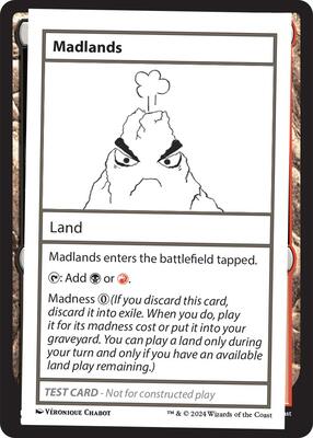Madlands card from Mystery Booster 2 Playtest Cards