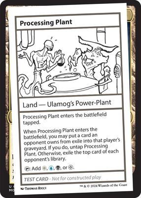 Processing Plant card from Mystery Booster 2 Playtest Cards