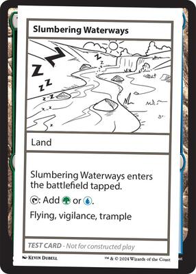 Slumbering Waterways card from Mystery Booster 2 Playtest Cards