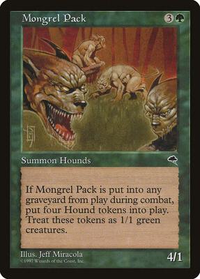 Mongrel Pack card from Tempest