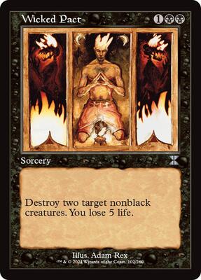 Wicked Pact card from The List Reprints