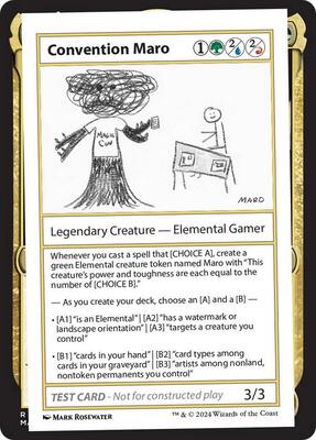 Convention Maro card from Mystery Booster: Convention Edition Exclusives