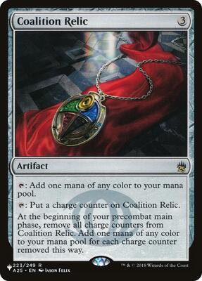 Coalition Relic (A25) card from The List Reprints