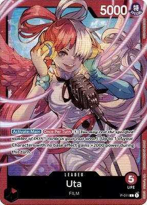 Uta - P-011 (Premium Card Collection -Uta-) card from One Piece Promotion Cards