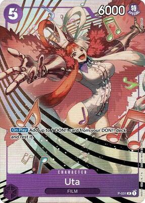 Uta - P-031 (Premium Card Collection -Uta-) card from One Piece Promotion Cards